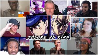 Josuke vs Kira Reaction Mashup JoJos Bizarre Adventure Diamond is Unbreakable Ep 37 [upl. by Aztiram594]