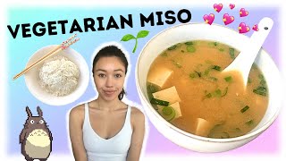 the SECRET to AUTHENTIC MISO soup 🌱 vegetarianvegan [upl. by Davidde]