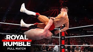 FULL MATCH  Brock Lesnar vs Finn Bálor – Universal Title Match Royal Rumble 2019 [upl. by Afrikah]