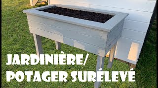 TUTO Comment fabriquer une jardinière  un potager surélevé [upl. by Ledif265]