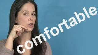 How to Pronounce COMFORTABLE  AMERICAN ENGLISH PRONUNCIATION [upl. by Slater350]