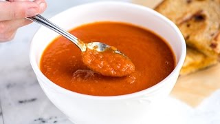 Easy Three Ingredient Tomato Soup Recipe [upl. by Chaille]