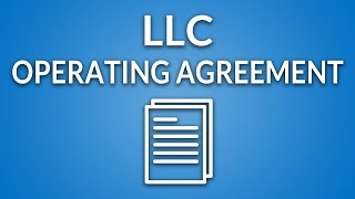 LLC Operating Agreement template  instructions [upl. by Hild]