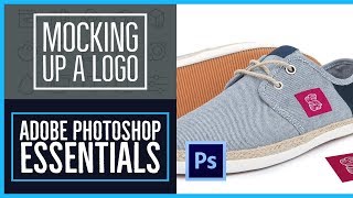 How to bend a logo onto an image realistically  Photoshop CC Essentials 4786 [upl. by Abbi262]