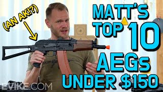 Best AEGs Under 150  Airsoft [upl. by Vito]