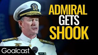 Navy SEAL Veteran Gets Wake Up Call From Worst Fear  Admiral McRaven  Goalcast Speech [upl. by Suiram]