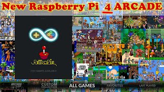 128gb Raspberry Pi 4 RetroPie Arcade Only Build [upl. by Azerila]