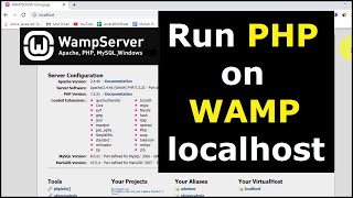 How to Run PHP Program using WAMP Server [upl. by Nuli]