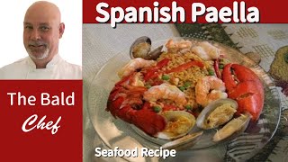 Great Spanish Paella Seafood Recipe [upl. by Upshaw536]