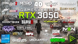 RTX 3050 Test in 40 Games [upl. by Meris]