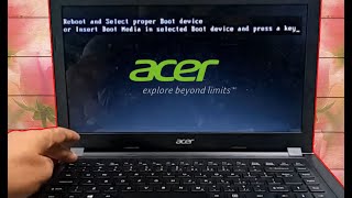 Reboot and Select Proper Boot device or Insert Boot Media in selected Boot device and press a key [upl. by Wadell]