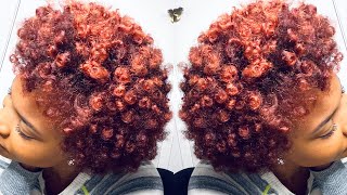 How to Curly hairstyles for shortmedium “Easy” Afro on Natural Hair part 3 [upl. by Atikin321]