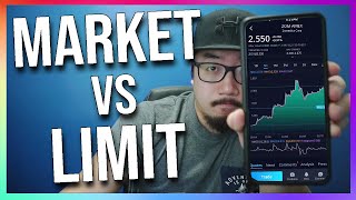 Market Order vs Limit Order EXPLAINED investing for beginners [upl. by Okiron]