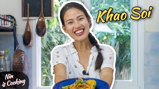 My BEST Khao Soi Recipe ข้าวซอย  Chiang Mai Curry Noodles Soup  Nin is Cooking [upl. by Akirat]