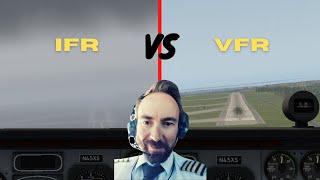 IFR vs VFR flight  Instrument Flight Rules VS Visual Flight Rules [upl. by Noemi133]