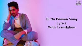 Buttabomma song lyrics with English [upl. by Oine120]