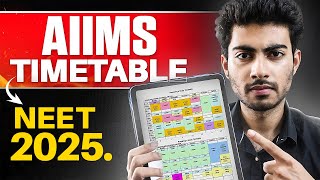 AIIMS TIMETABLE FOR NEET 2025  AAYUSH KUMAR VERMA [upl. by Otsedom]