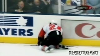 Darcy Tucker DESTROYS Sami Kapanen  ECSF 2004 NHL Classic [upl. by Llyrpa]