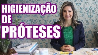 COMO LIMPAR AS PRÃ“TESES DENTADURAS E CONTENSORES ORTODÃ”NTICOS [upl. by Margarita636]