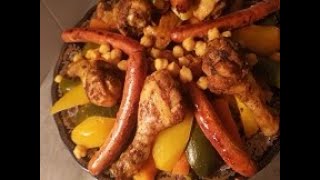 LE VRAI COUSCOUS ROYALE AVEC 3 VIANDES TRES SIMPLE A FAIRE [upl. by Nwahsd722]