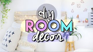 DIY ROOM DECOR MAKEOVER Room Makeover Part 3  JENerationDIY [upl. by Hannan492]