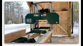 Woodland Mills HM122 Sawmill Review [upl. by Ennairol]