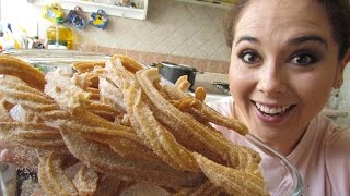 Como hacer CHURROS CASEROSMarisolpink [upl. by Siloum]