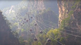 Zhangjiajie Tianzishan Cableway and Bailong Elevator [upl. by Imuy]