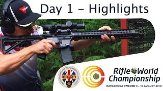 IPSC Rifle World Shoot 2019  Day 1 Highlights [upl. by Bruell]