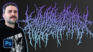 How To Design BRUTAL SlamDeath Metal Logos  Photoshop Tutorial [upl. by Nnateragram]