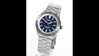 Fortis Marinemaster M40 Blue Japan FM16877 [upl. by Yorztif989]