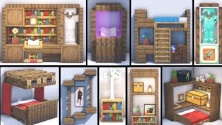 Minecraft 20 Interior Decorations Ideas and Design [upl. by Asiaj770]