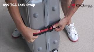 How to Properly use A99s TSA Lock Strap [upl. by Ayekel]