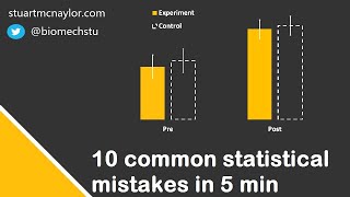 Ten Statistical Mistakes in 5 Min [upl. by Rabush217]