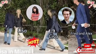 Lisa Blackpink and Frédéric Arnault are dating in Miami USA [upl. by Icak]