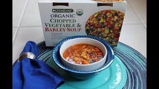 Cedar Lane Organic Chopped Vegetable and Barley Soup [upl. by Haerb820]