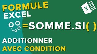 Somme avec Condition  Tuto SOMME SI  Formule Excel [upl. by Concordia]