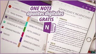 APUNTES DIGITALES EN ONE NOTE  CÓMO USARLA Paso a Paso [upl. by Aldercy]