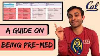 How to Be a PreMed ENTIRE 4 YEAR OVERVIEW  PreReqs  Schedule [upl. by Anderegg]