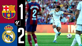 Barcelona 12 Real Madrid  HIGHLIGHTS  LaLiga 202324 [upl. by Spielman]