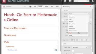 Handson Start to Mathematica Online Notebooks [upl. by Silvia]