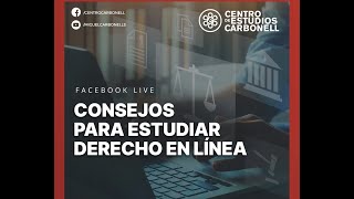 Cómo estudiar Derecho en línea y no morir en el intento [upl. by Nohsav]