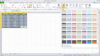 Excel  Convert a Range to a Table [upl. by Rhodie]