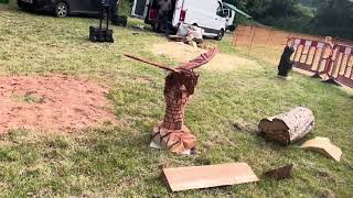 A fabulous range of wooden sculpture at Caerleon festival 2024 [upl. by Secor]