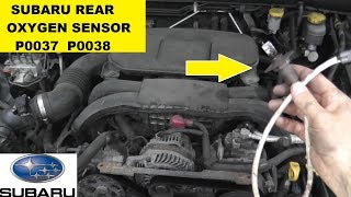 Subaru Oxygen Sensor Testing and Replacement P0037 P0038 [upl. by Noell]