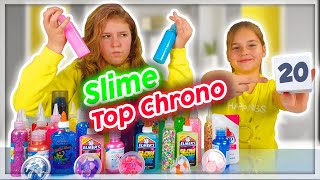 TOP CHRONO MAKING SLIME CHALLENGE [upl. by Airotkciv603]