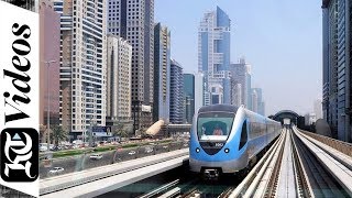 How Dubai Metro runs the worlds longest driverless train system [upl. by Nelia484]