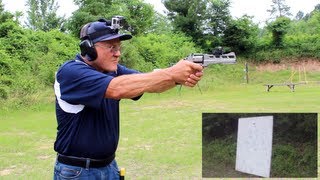 6 shots in 1 second with a Chiappa Rhino Revolver [upl. by Lynelle]