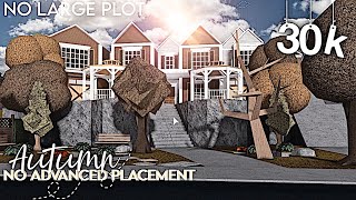 ROBLOX  Bloxburg 30K Modern Autumn Family Hillside House  No Advanced Placement  Build amp Tour [upl. by Faludi]