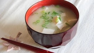 Miso Soup Recipe  Japanese Cooking 101 [upl. by Redliw]